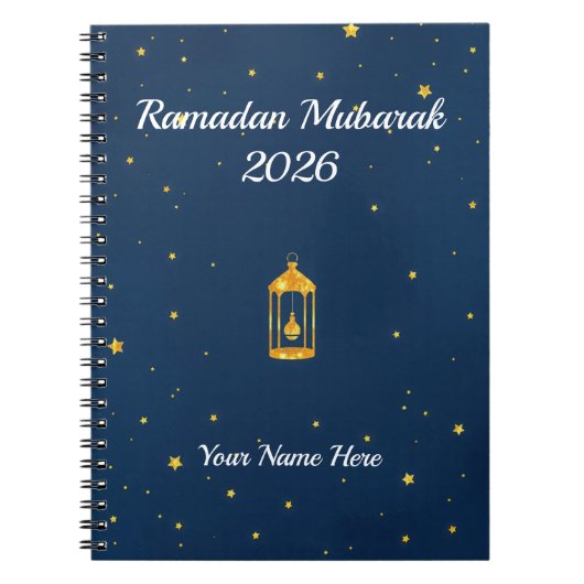 Midnight Blue Gold Dust Notizblock (Vorderseite)