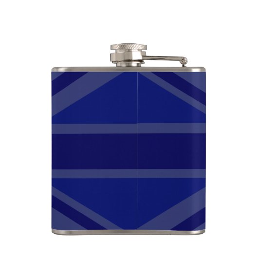 Midnight Blue Keep Calm and Your Text Union Jack Flachmann (Rückseite)