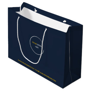 Midnight Blue Large Gift Bag Große Geschenktüte