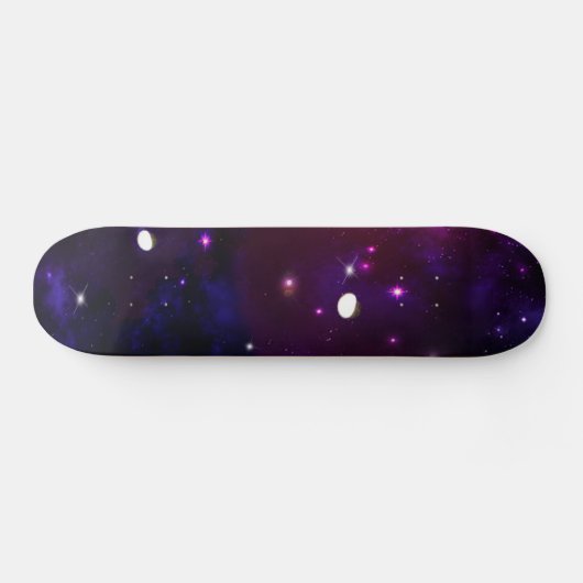 Midnight Blue Lila Galaxy Skateboard (Horizontal)