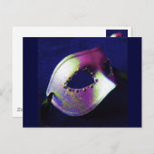 Midnight Blue Masquerade Postkarte (Vorne/Hinten)