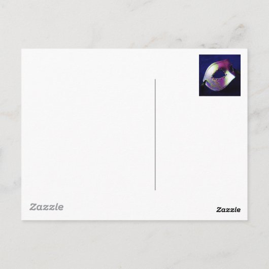 Midnight Blue Masquerade Postkarte (Rückseite)