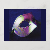Midnight Blue Masquerade Postkarte (Vorderseite)