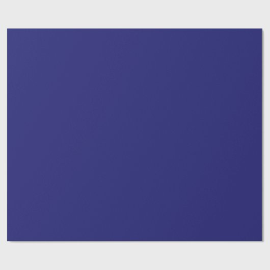 Midnight Blue Matte Wrapping Paper Geschenkpapier (Flach)