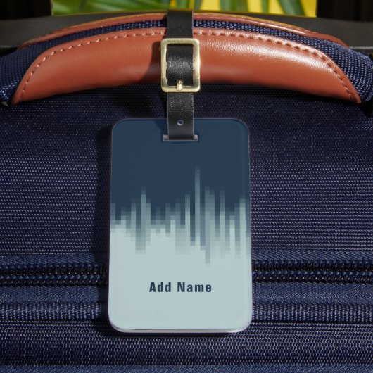 Midnight Blue - Personalizable! Gepäckanhänger (Vorderseite Insitu 2)