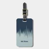Midnight Blue - Personalizable! Gepäckanhänger (Vorderseite vertikal)