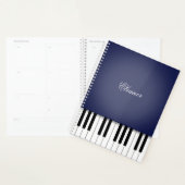 Midnight Blue Piano Music Keyboard CustomIzed Planer (Anzeige)