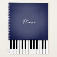 Midnight Blue Piano Music Keyboard CustomIzed