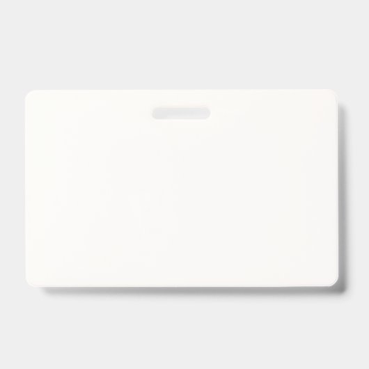 Midnight Blue Plain Elegant Minimalist Simple Ausweis (Back)