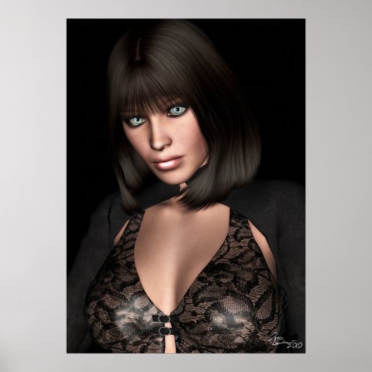 Midnight Blue Redux Poster (Vorne)