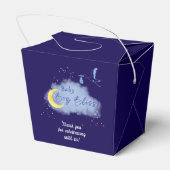 Midnight Blue Starlit Baby Boy Bliss Stork Geschenkschachtel (Rückseite)