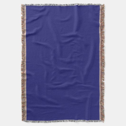 Midnight Blue Throw Blanket Decke (Vorderseite Vertikal)
