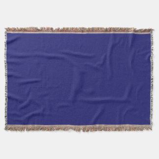 Midnight Blue Throw Blanket Decke