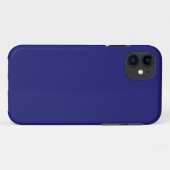 Midnight Blue Tough iPhone 11 Fall Case-Mate iPhone Hülle (Rückseite (Horizontal))