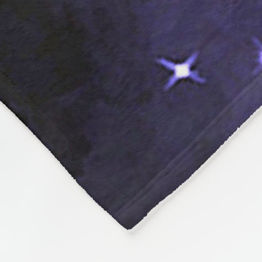 Midnight Blue Twilight Fleecedecke (Ecke)