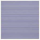 Midnight Blue und Minze Cream Lines Stoff (Muster)