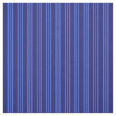 Midnight Blue und Royal Blue Lines Stoff (Muster)