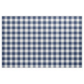 Midnight Blue und White Gingham Kariert Stoff (Fat Quarter (45,7 x 55,9 cm))