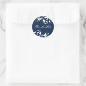 Midnight Blue Wedding Stickers (Tasche)