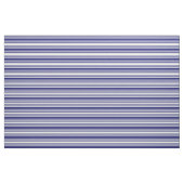 Midnight Blue & White Streifen Stoff (Fat Quarter (45,7 x 55,9 cm))
