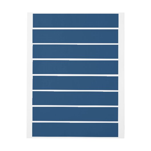 Midnight Blue Wraparound Address Label - Custom - (Bogen)
