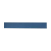 Midnight Blue Wraparound Address Label - Custom - (Person)