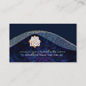 Midnight Bluez Business Card Visitenkarte (Rückseite)