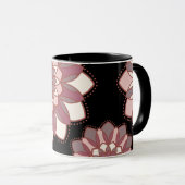 Midnight Blush Mandala Tasse (VorderseiteRechts)