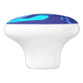 Midnight Botanical Ceramic Knob Keramikknauf (Seitenansicht)