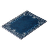 Midnight Botanical Frame Custom Notizblock (Linke Seite)