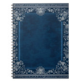 Midnight Botanical Frame Custom Notizblock (Vorderseite)