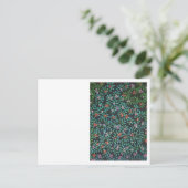 Midnight Botanical Garden Feiertagspostkarte (Stehend Vorderseite)