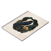 Midnight Botanical Raven Notizblock (Linke Seite)