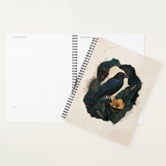 Midnight Botanical Raven Planer (Anzeige)