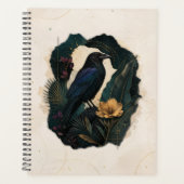 Midnight Botanical Raven Planer (Vorderseite)