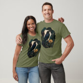 Midnight Botanical Raven T-Shirt (Unisex)