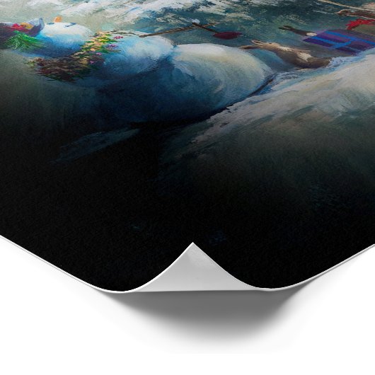 Midnight Christmas 11 x 17 Poster (Ecke)