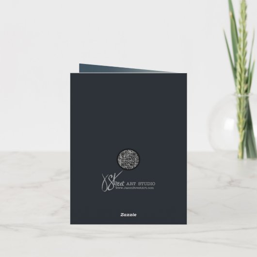 Midnight Christmas Magic Karte (Rückseite)