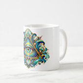 Midnight Compass Eye Kaffeetasse (VorderseiteRechts)