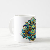 Midnight Compass Eye Kaffeetasse (Vorderseite Links)