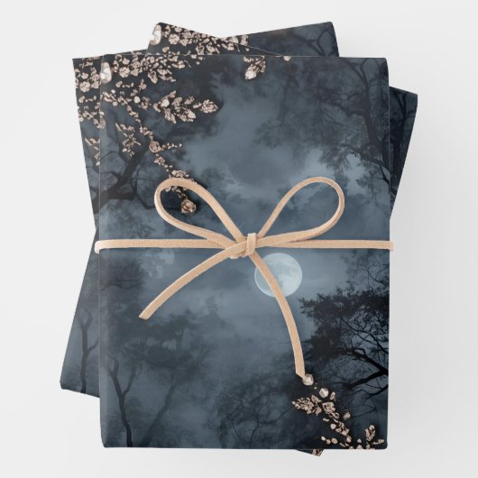 Midnight Crystal  Geschenkpapier Set (Beispiel)