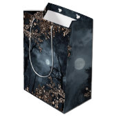 Midnight Crystal Mittlere Geschenktüte (Rückseite Schrägansicht)