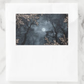 Midnight Crystal Rechteckiger Aufkleber (Tasche)