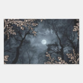 Midnight Crystal Rechteckiger Aufkleber (Vorderseite)