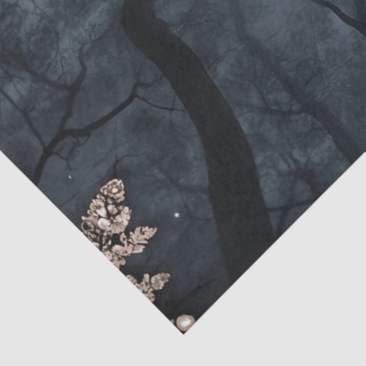 Midnight Crystal Seidenpapier (Detail)