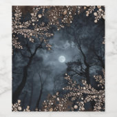 Midnight Crystal Weinetikett (Einzelnes Label)