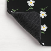 Midnight Daisy Floral-Mauspad  Mousepad (Ecke)