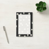 Midnight Daisy Florale Haftnotizen | Cute Botanica Post-it Klebezettel (Büro)