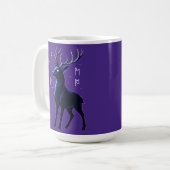 Midnight Deer Magic Kaffeetasse (Vorderseite Links)