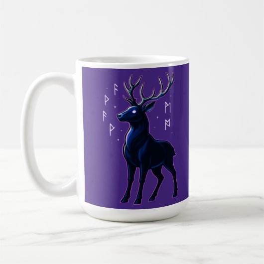 Midnight Deer Magic Kaffeetasse (Links)